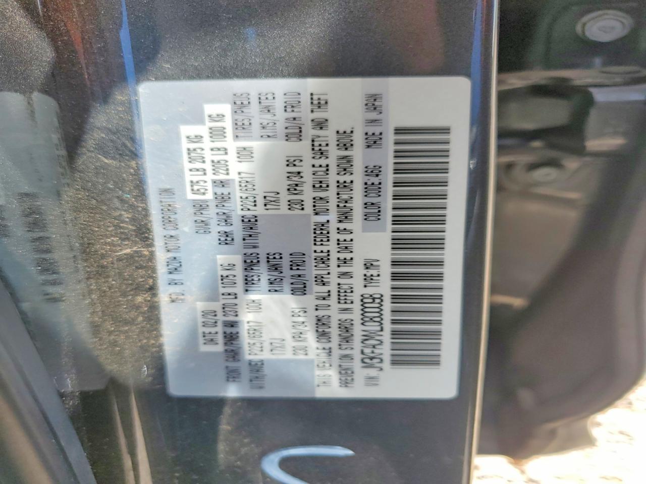 2020 MAZDA CX-5