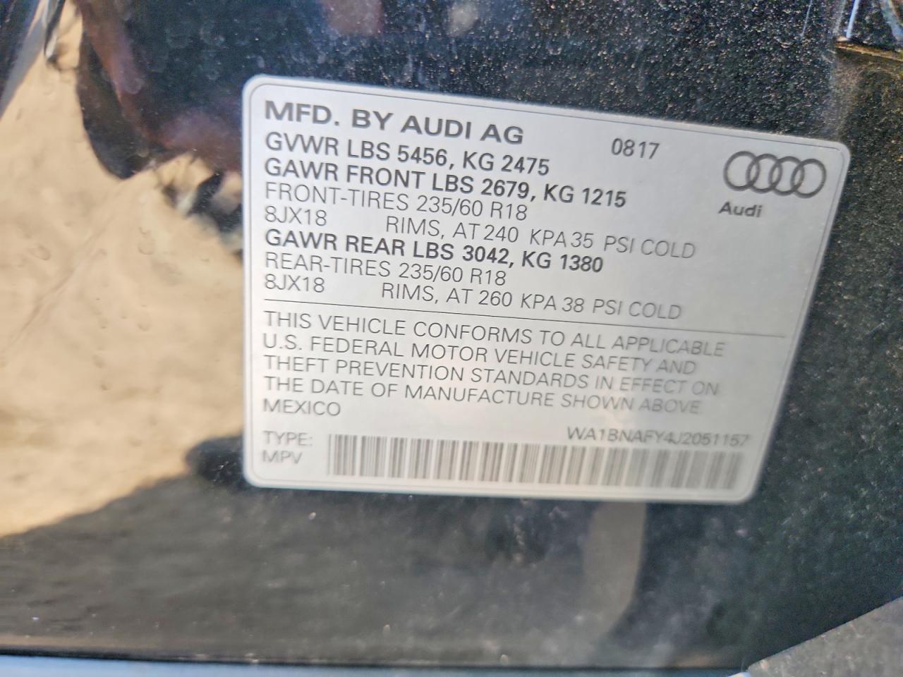 2018 AUDI Q5