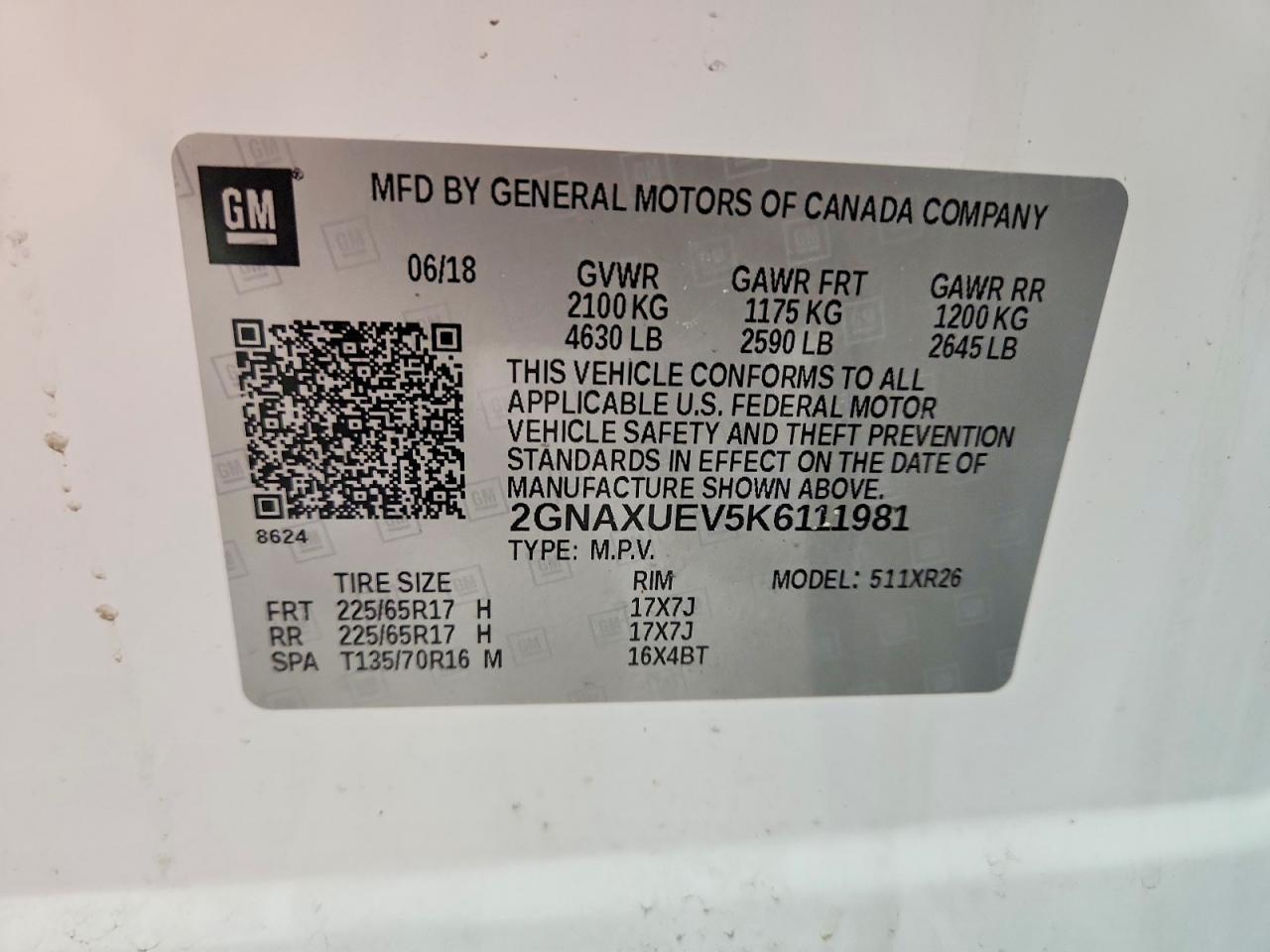 2019 CHEVROLET EQUINOX