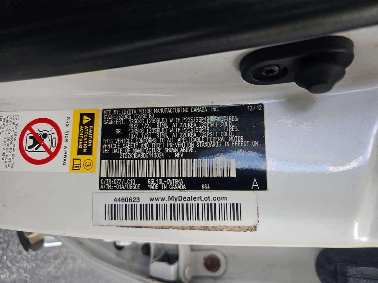 2013 LEXUS RX 350