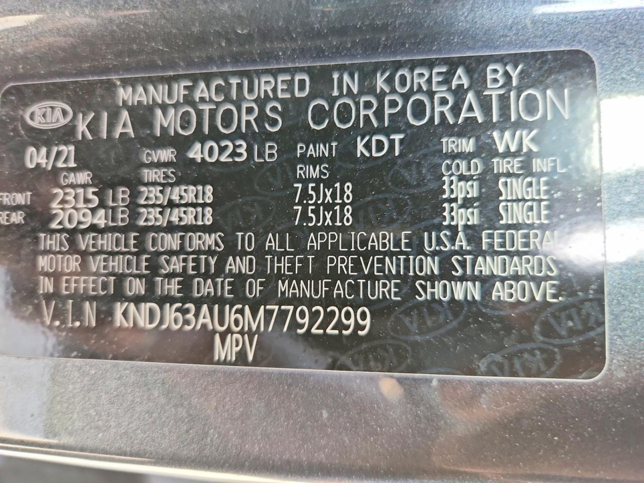 2021 KIA SOUL