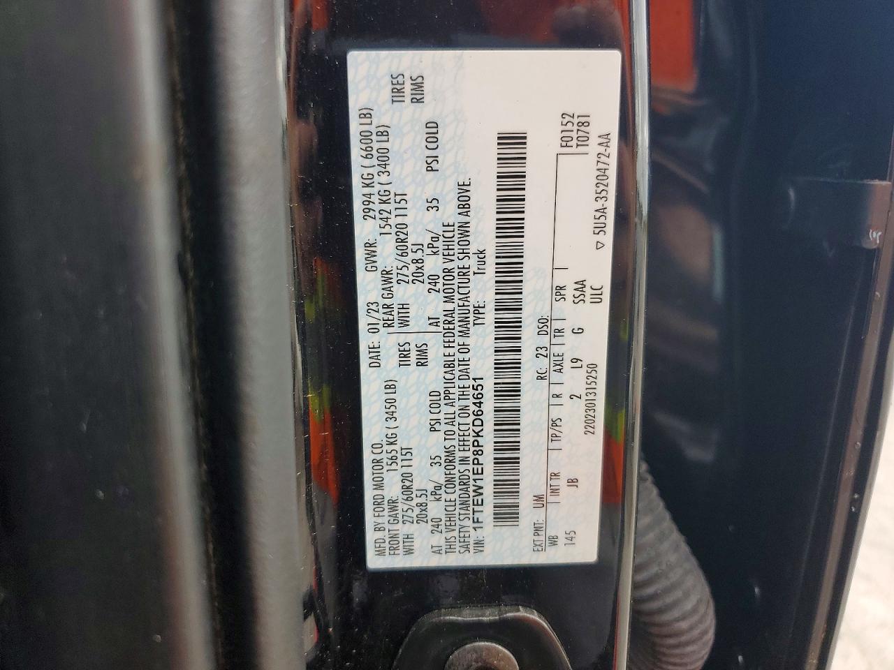 2023 FORD F-150 Lightning
