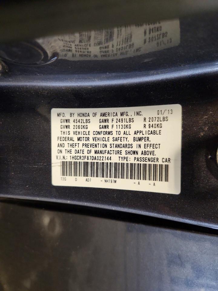 2013 HONDA ACCORD