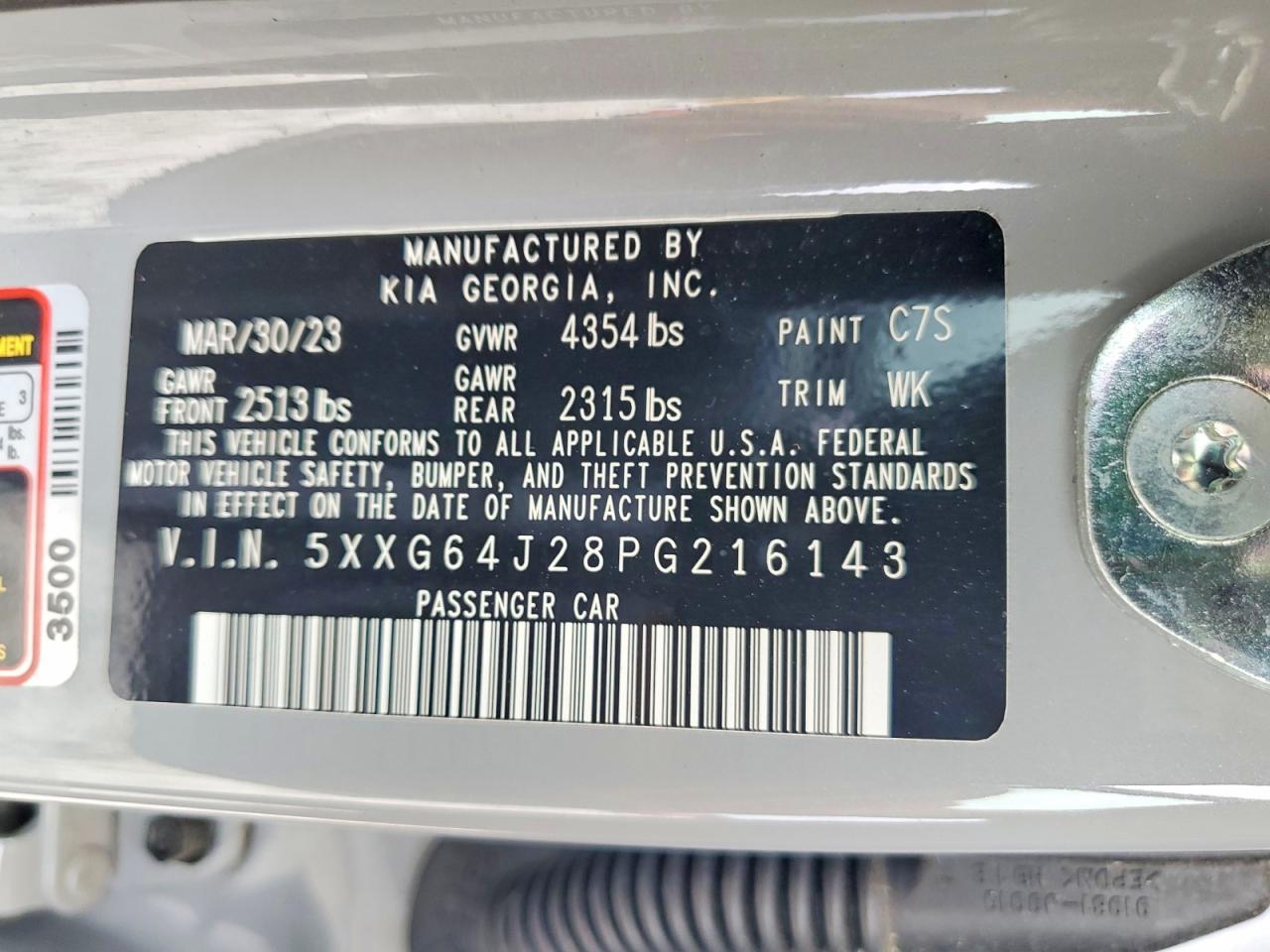 2023 KIA K5