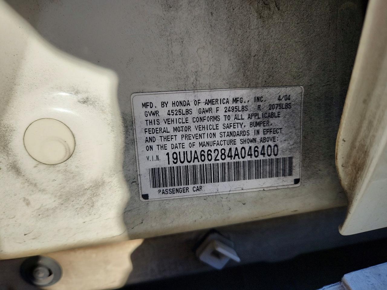 2004 ACURA TL