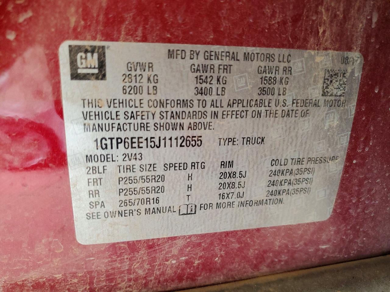 2018 GMC CANYON