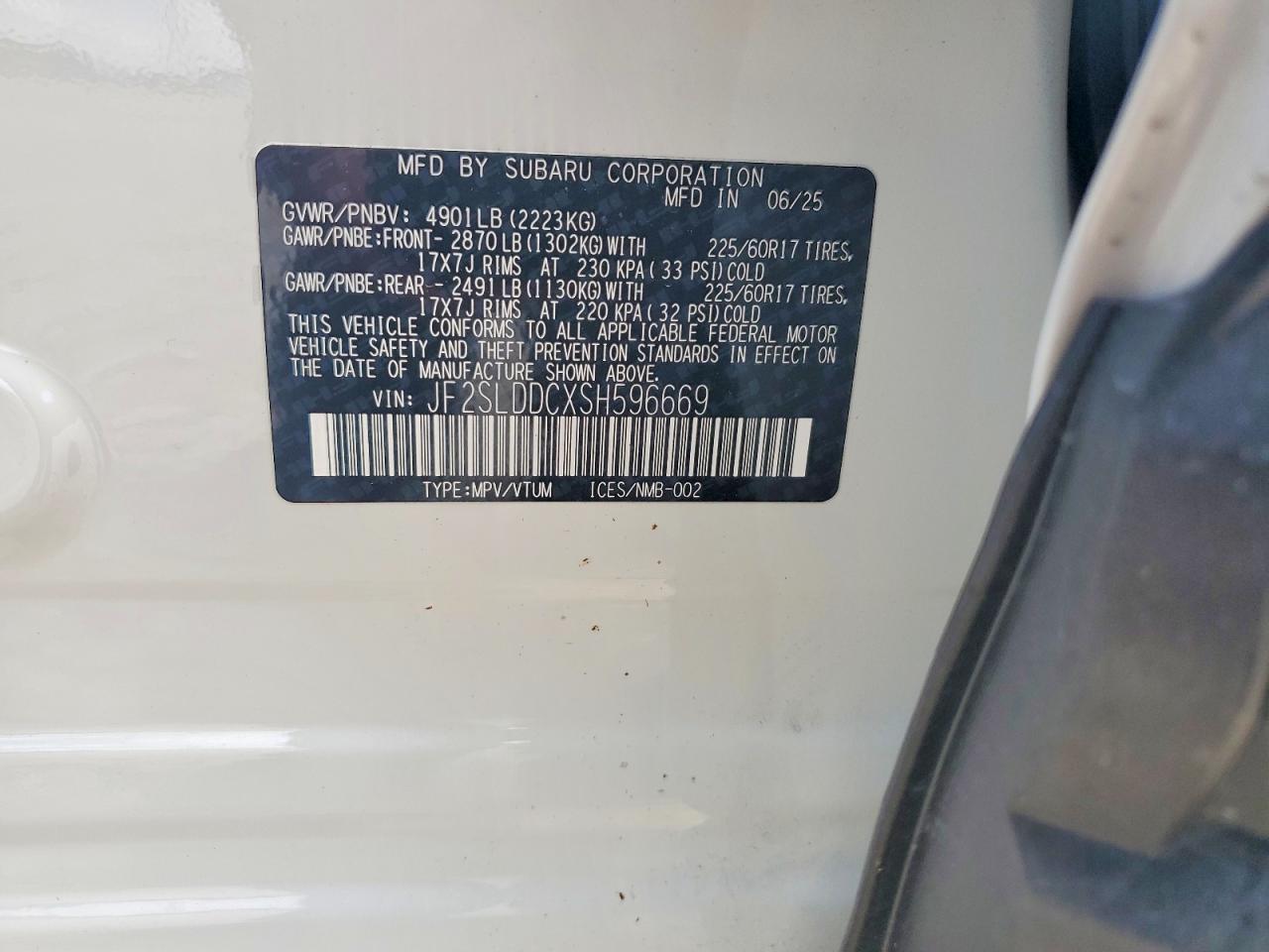 2025 SUBARU FORESTER