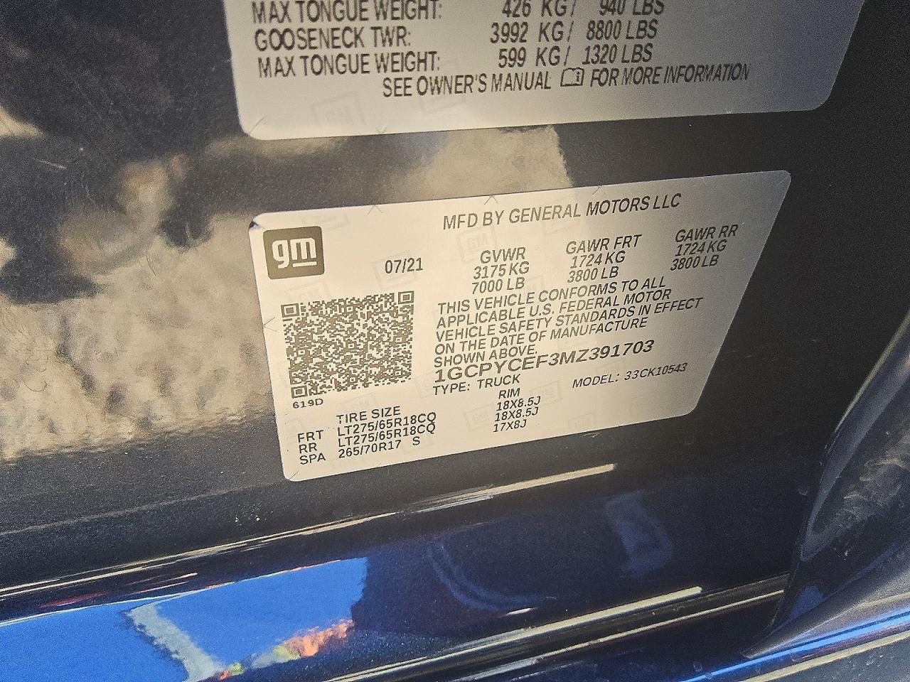 2021 CHEVROLET Silverado