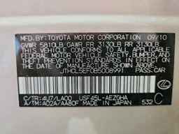 2011 LEXUS LS 460