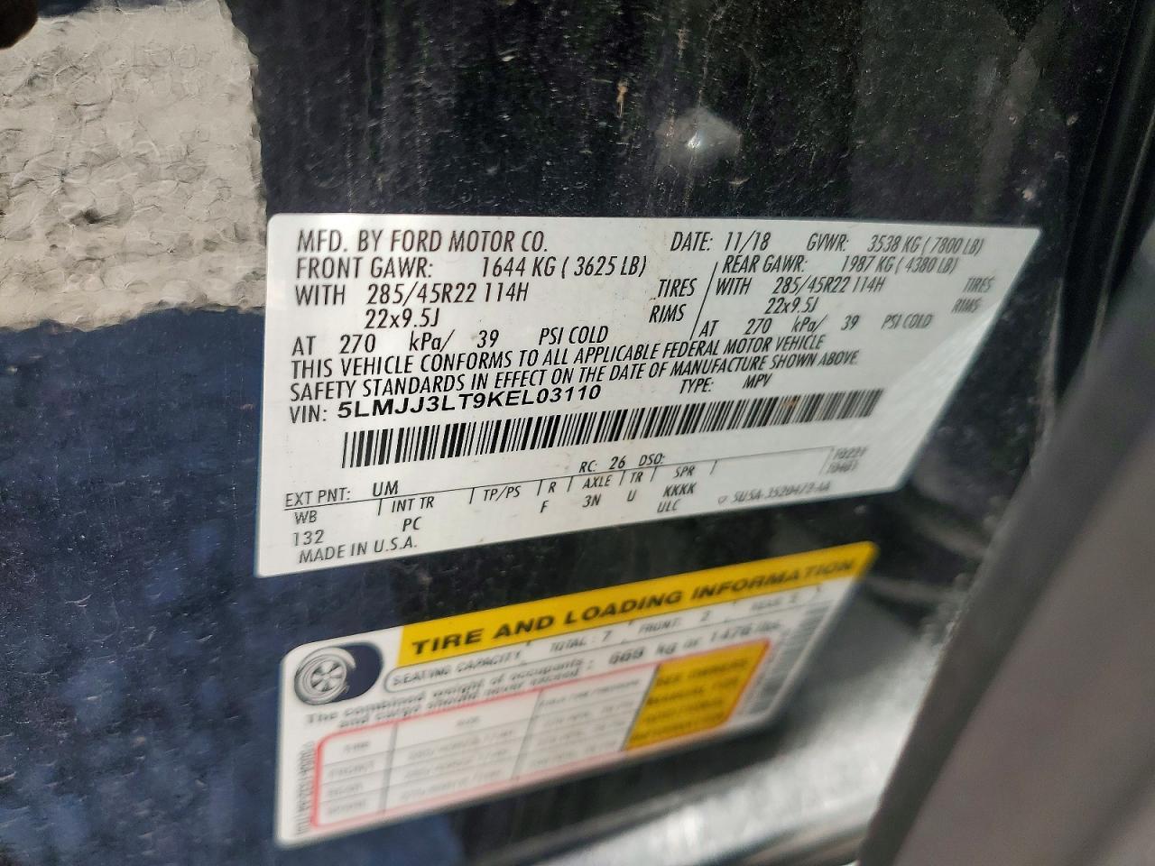 2019 LINCOLN Navigator