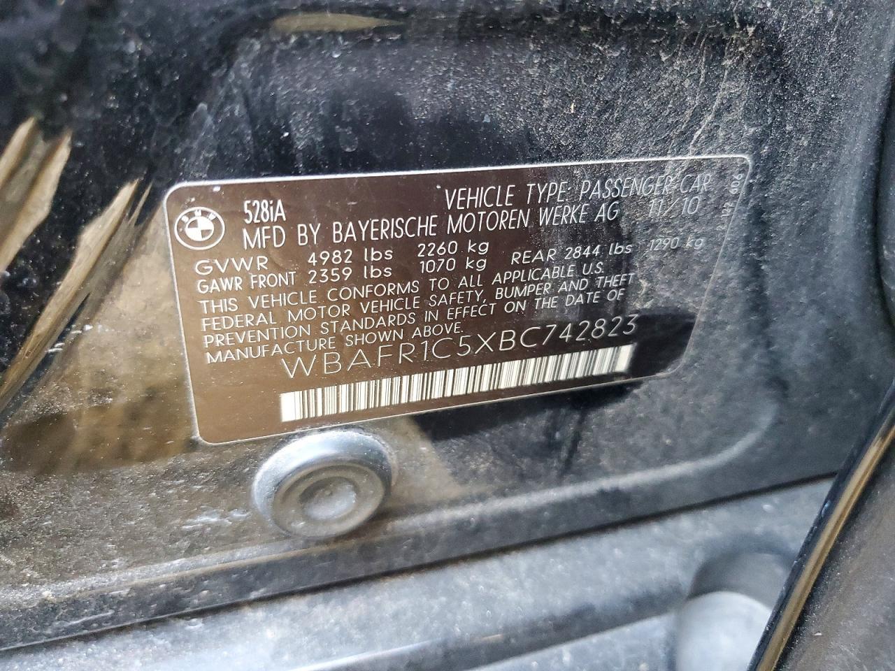 2011 BMW 5 series