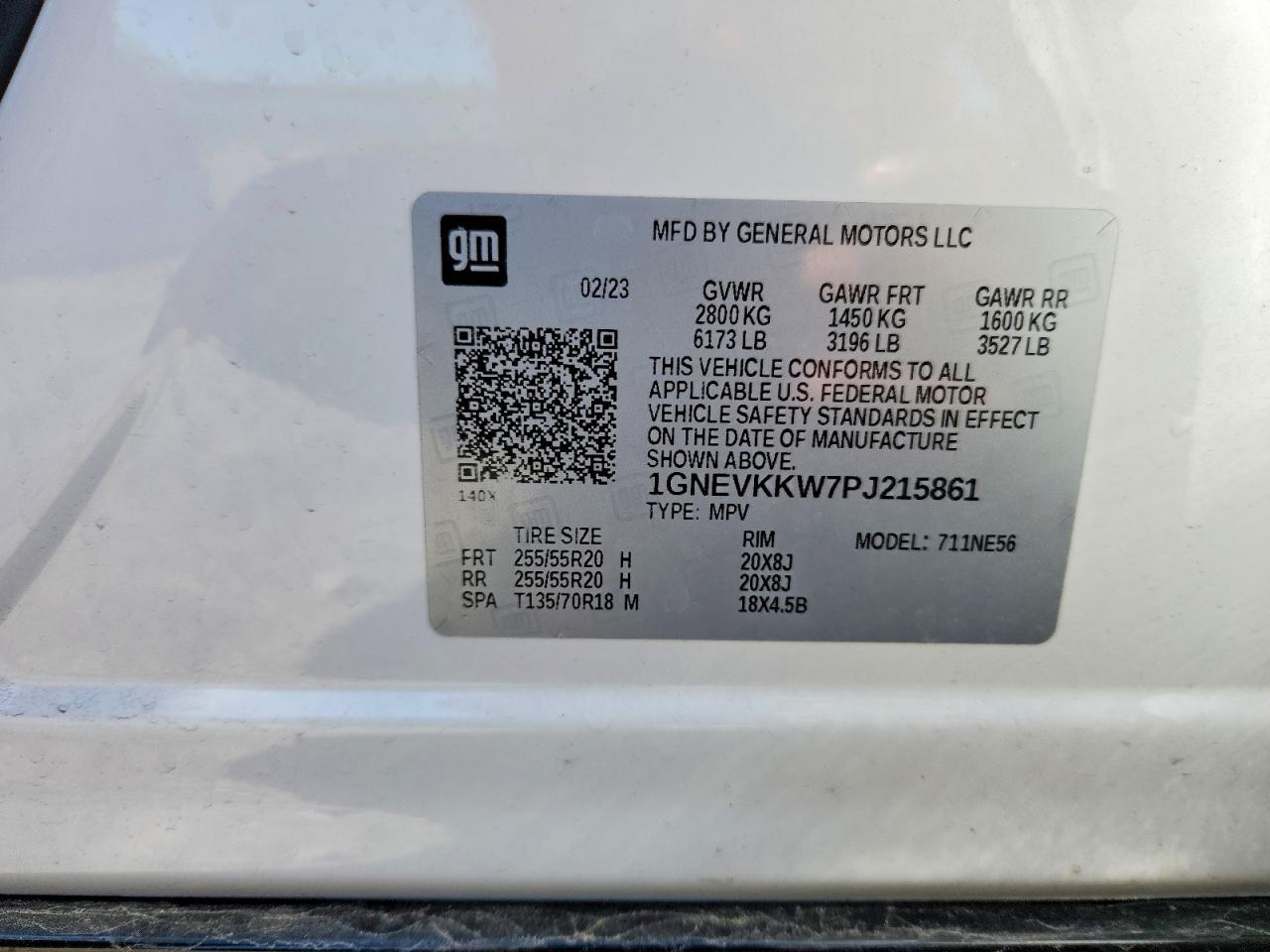 2023 CHEVROLET TRAVERSE