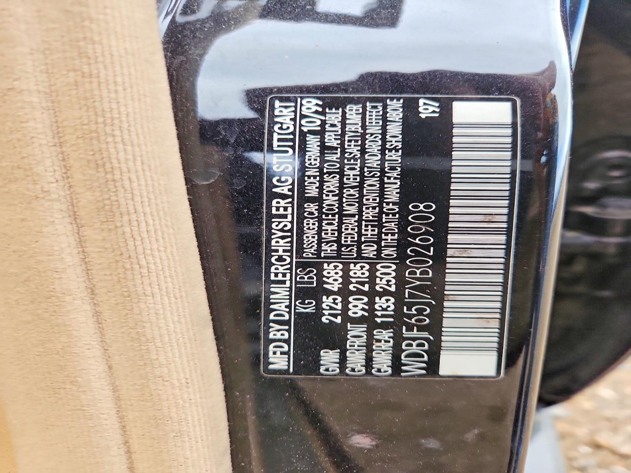 2000 MERCEDES-BENZ E-Class