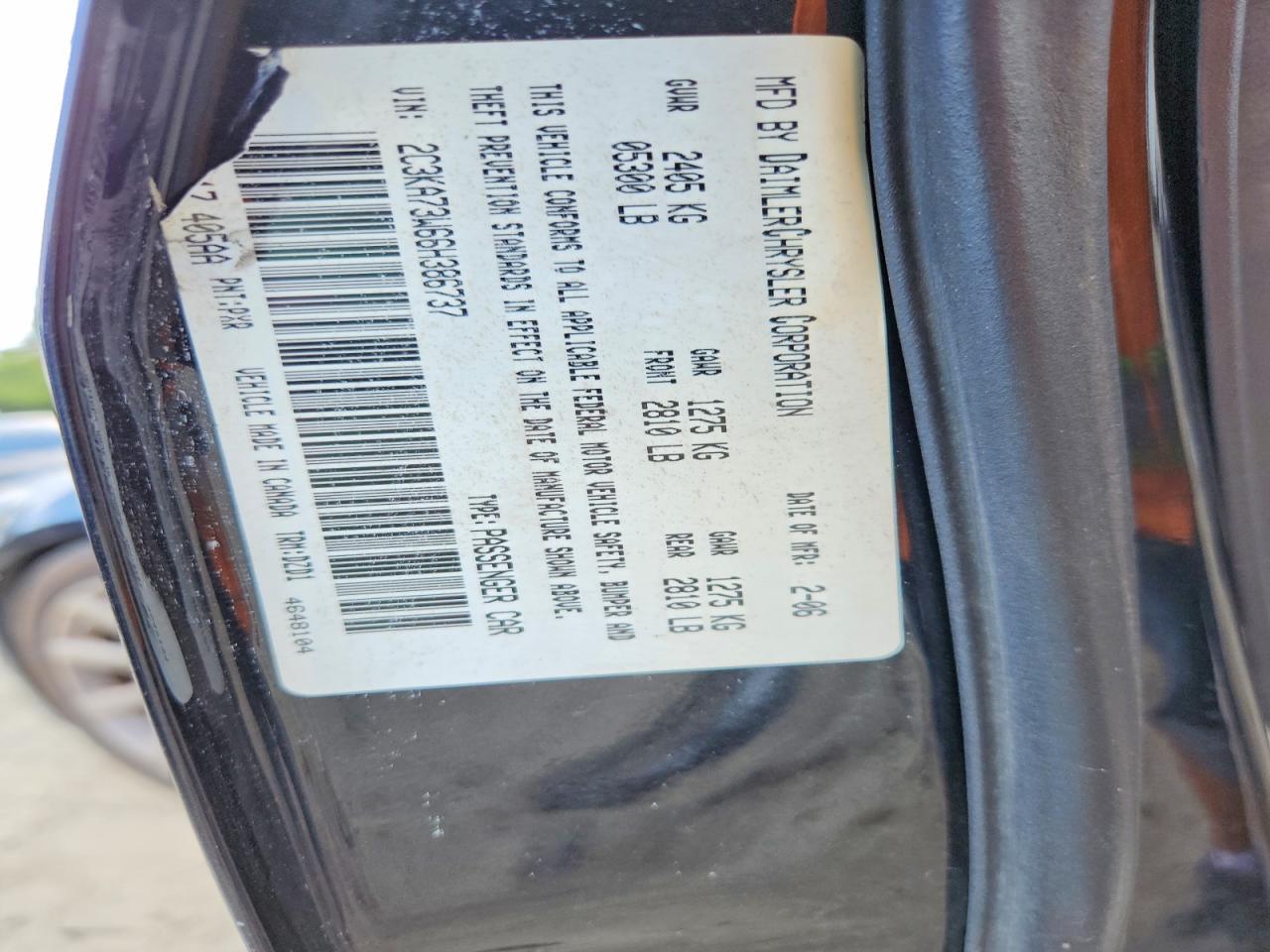 2006 CHRYSLER 300