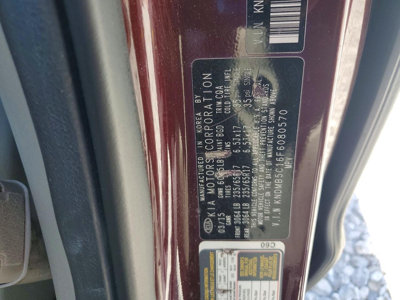2015 KIA SEDONA