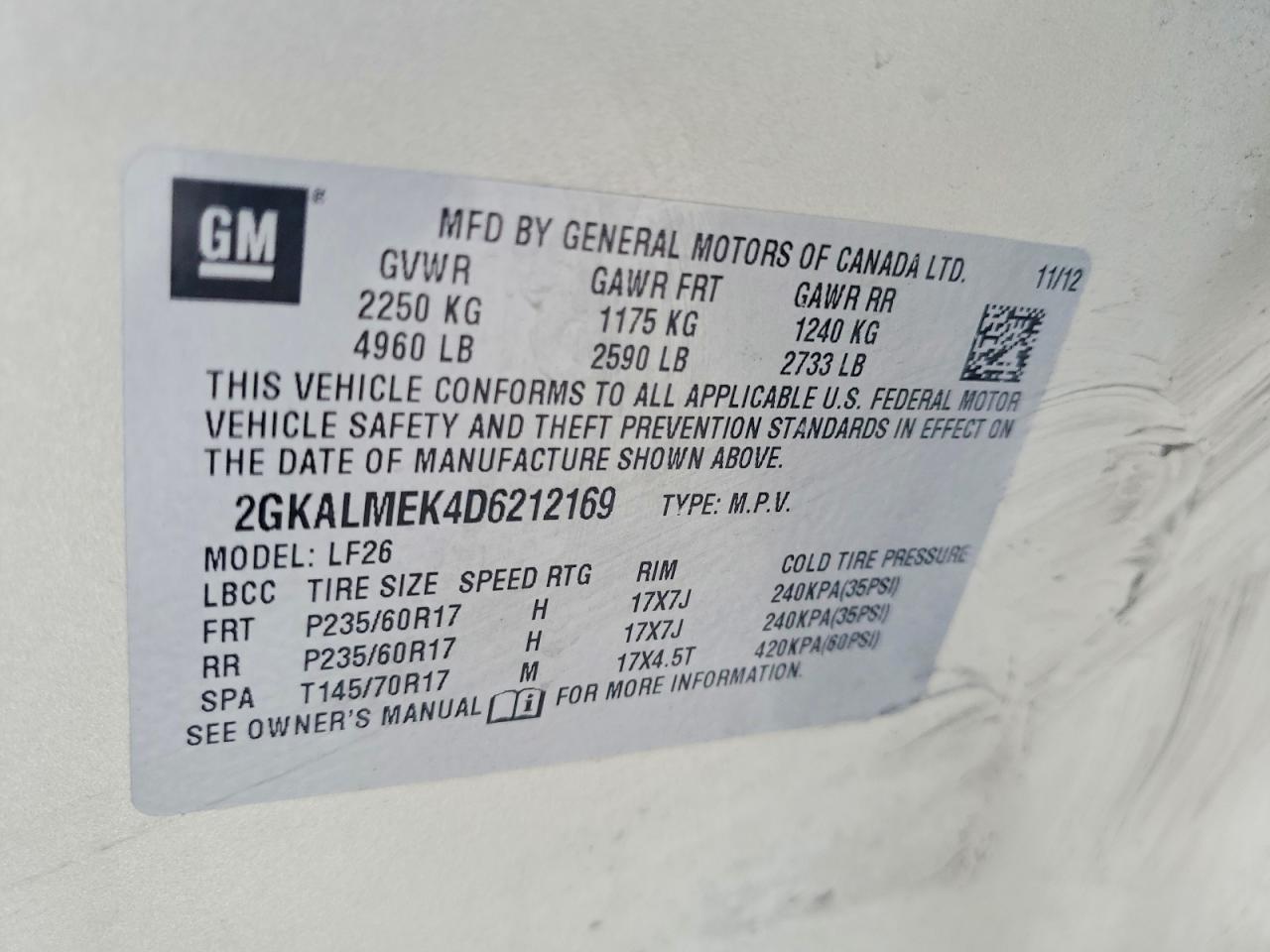 2013 GMC Terrain