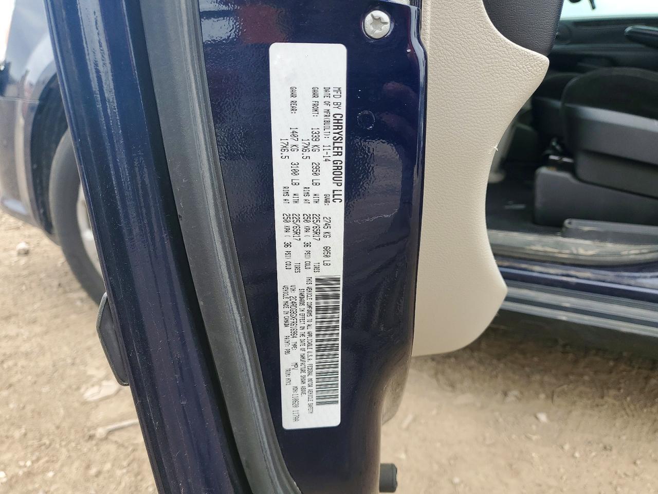 2015 DODGE GRAND CARAVAN