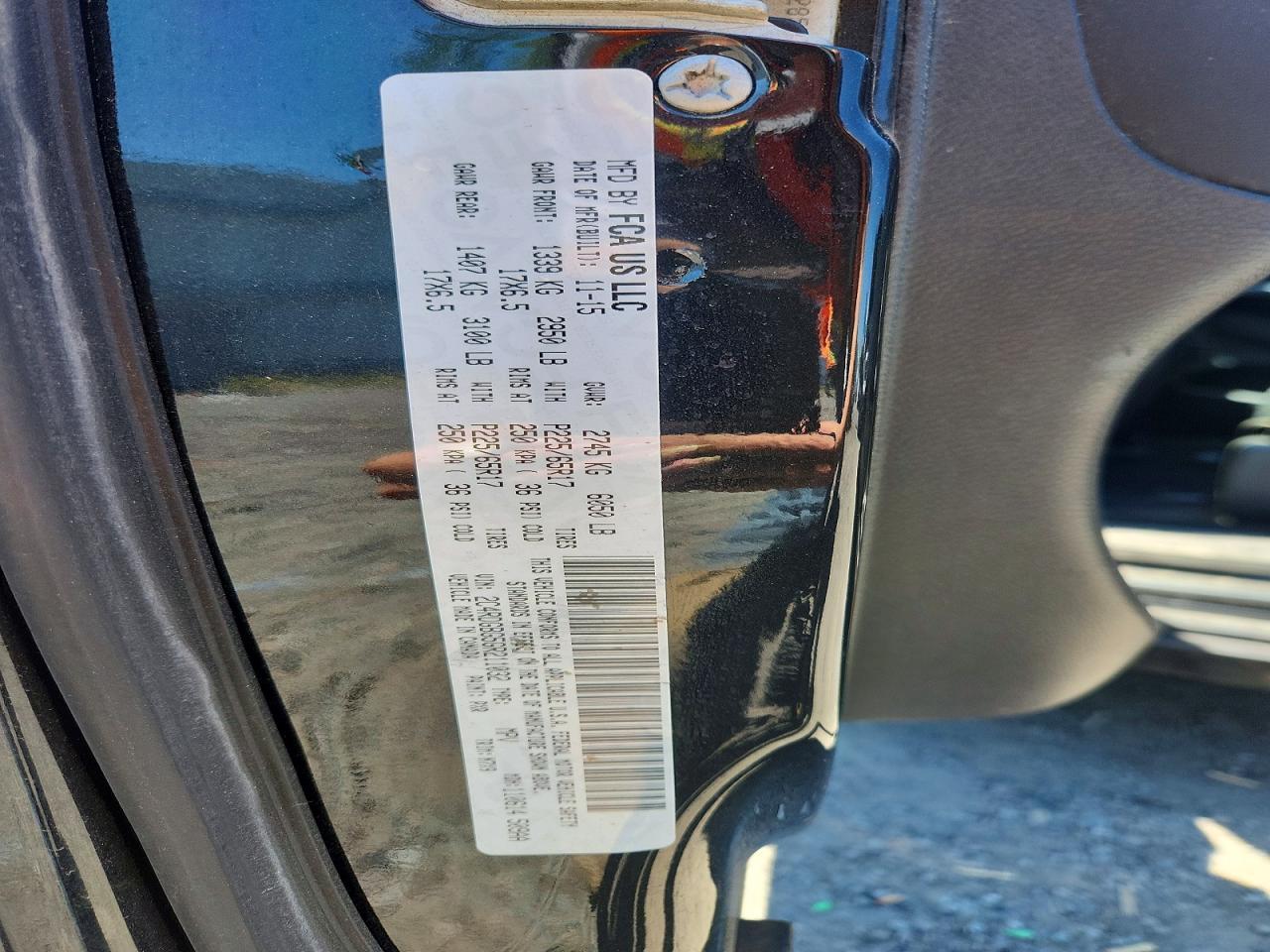 2016 DODGE GRAND CARAVAN