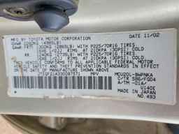 2003 TOYOTA HIGHLANDER