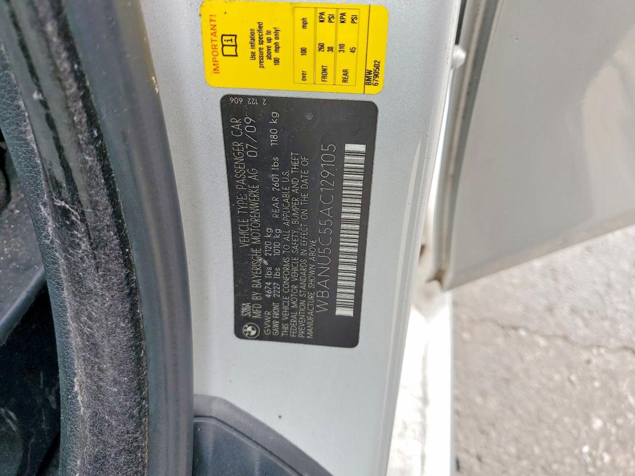 2010 BMW 5 series