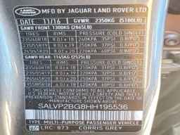 2017 LAND ROVER RANGE ROVER EVOQUE