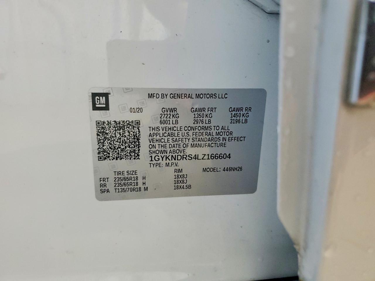 2020 CADILLAC XT5