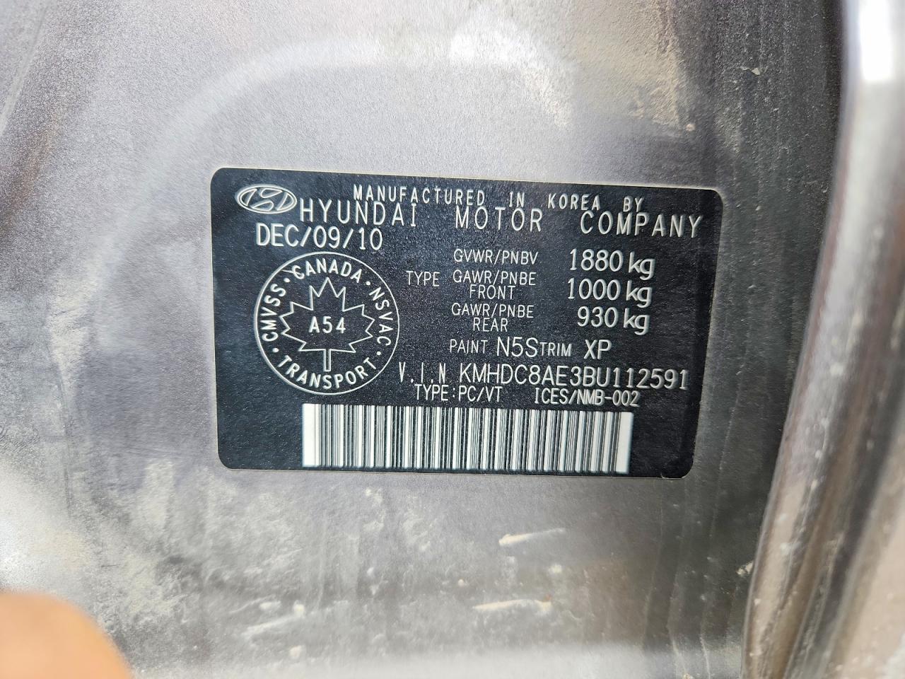 2011 HYUNDAI ELANTRA
