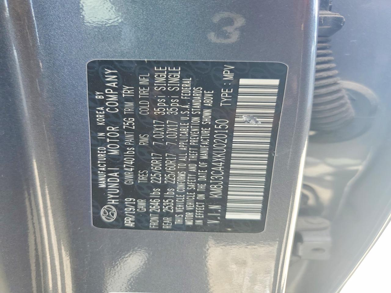 2019 HYUNDAI TUCSON
