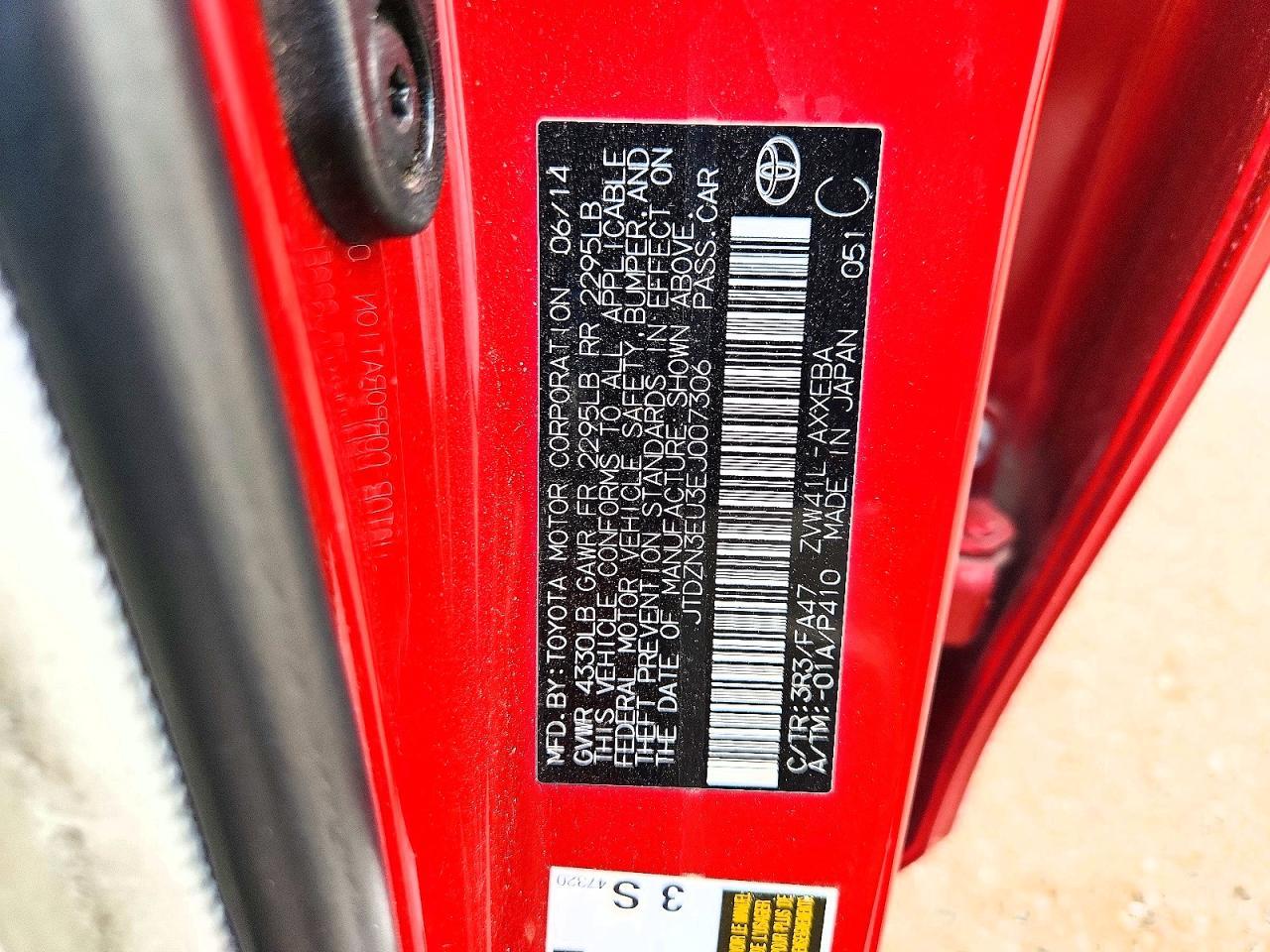 2014 TOYOTA PRIUS V