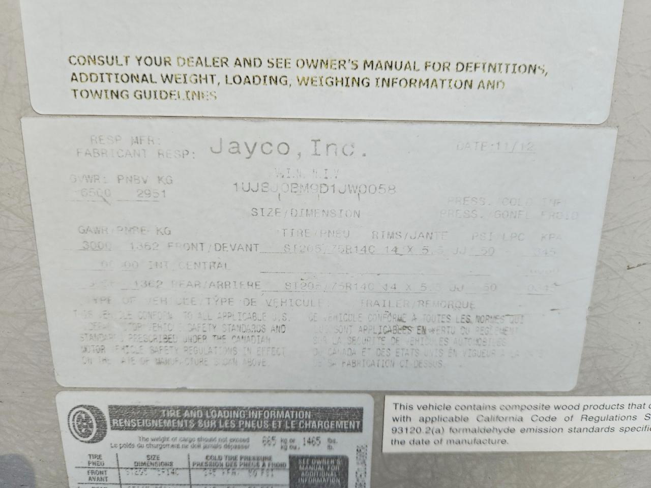 2013 JAYCO JAY FEATHER.
