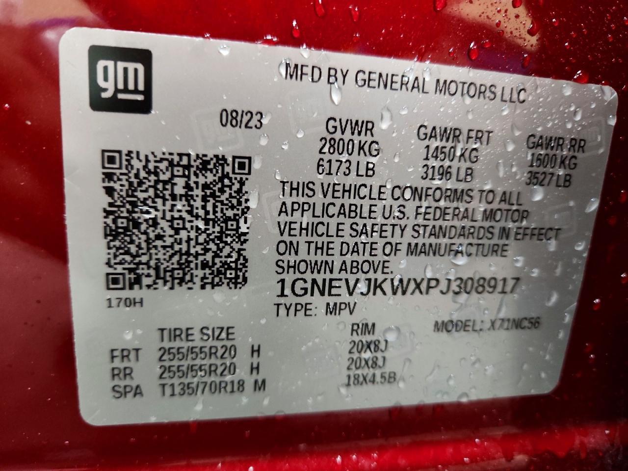 2023 CHEVROLET TRAVERSE