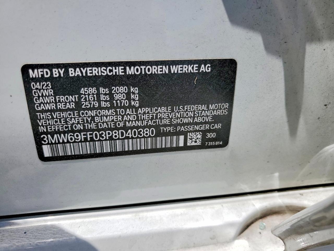 2023 BMW 3 SERIES
