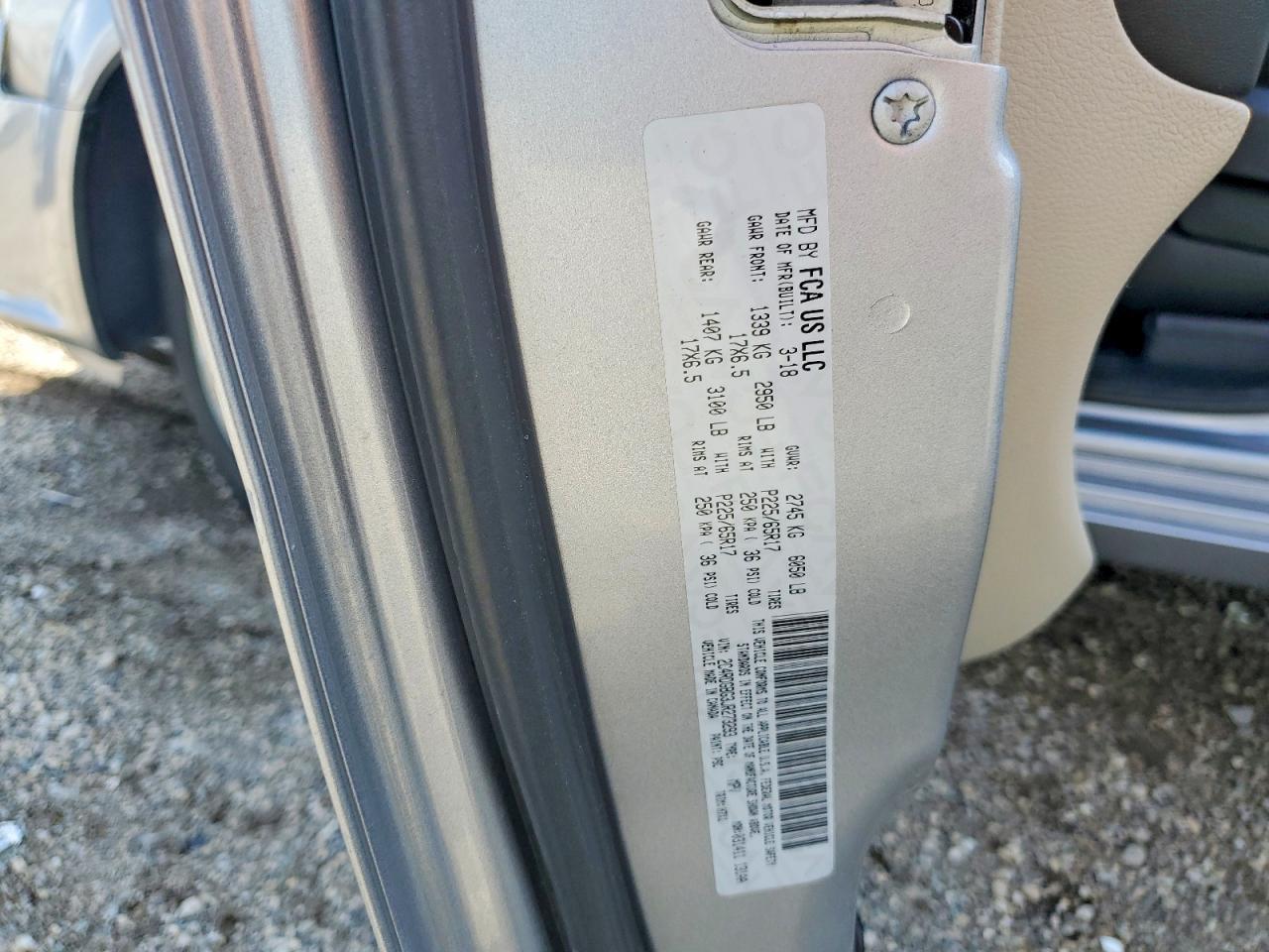 2018 DODGE GRAND CARAVAN