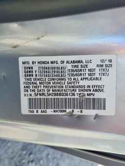 2011 HONDA ODYSSEY