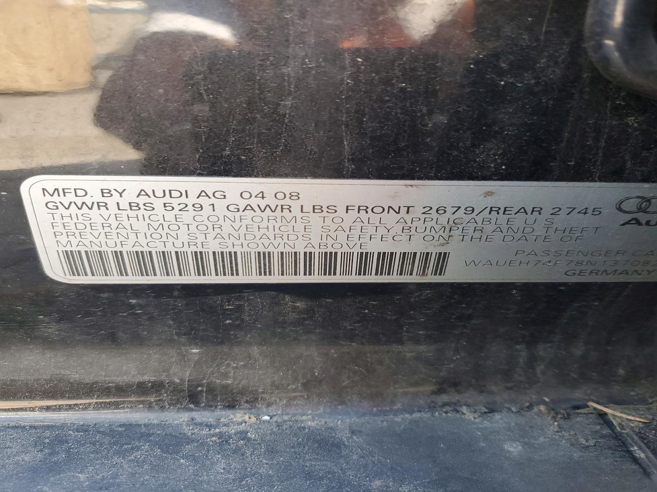 2008 AUDI A6