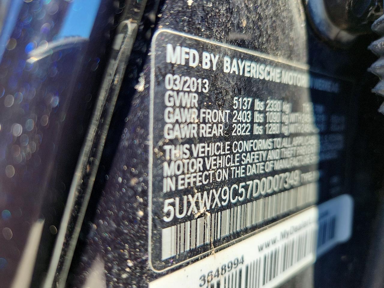 2013 BMW X3