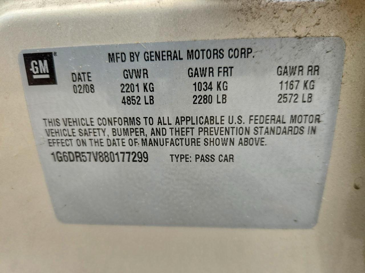 2008 CADILLAC CTS