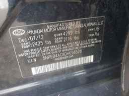 2013 HYUNDAI SONATA