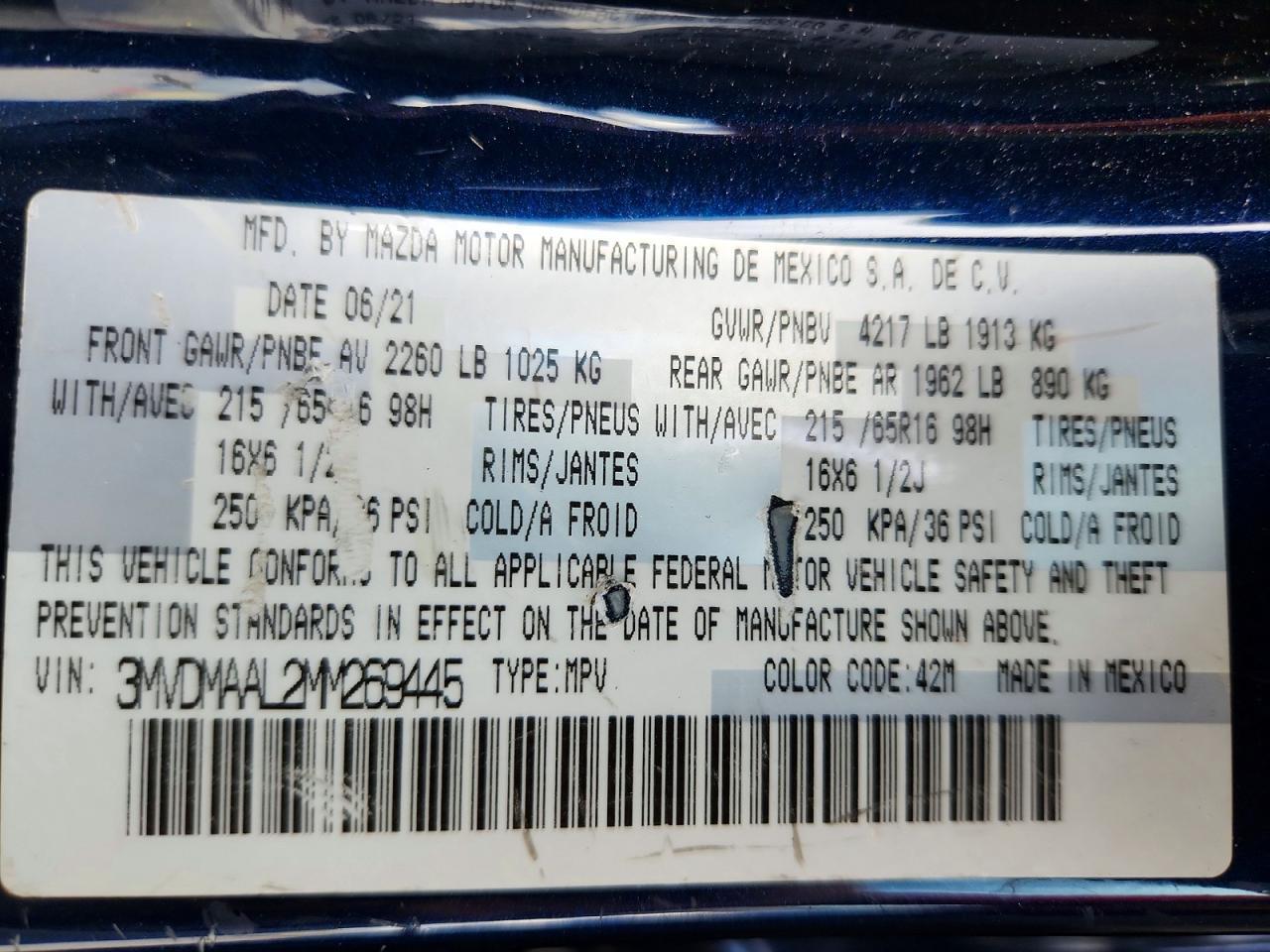 2021 MAZDA CX-30