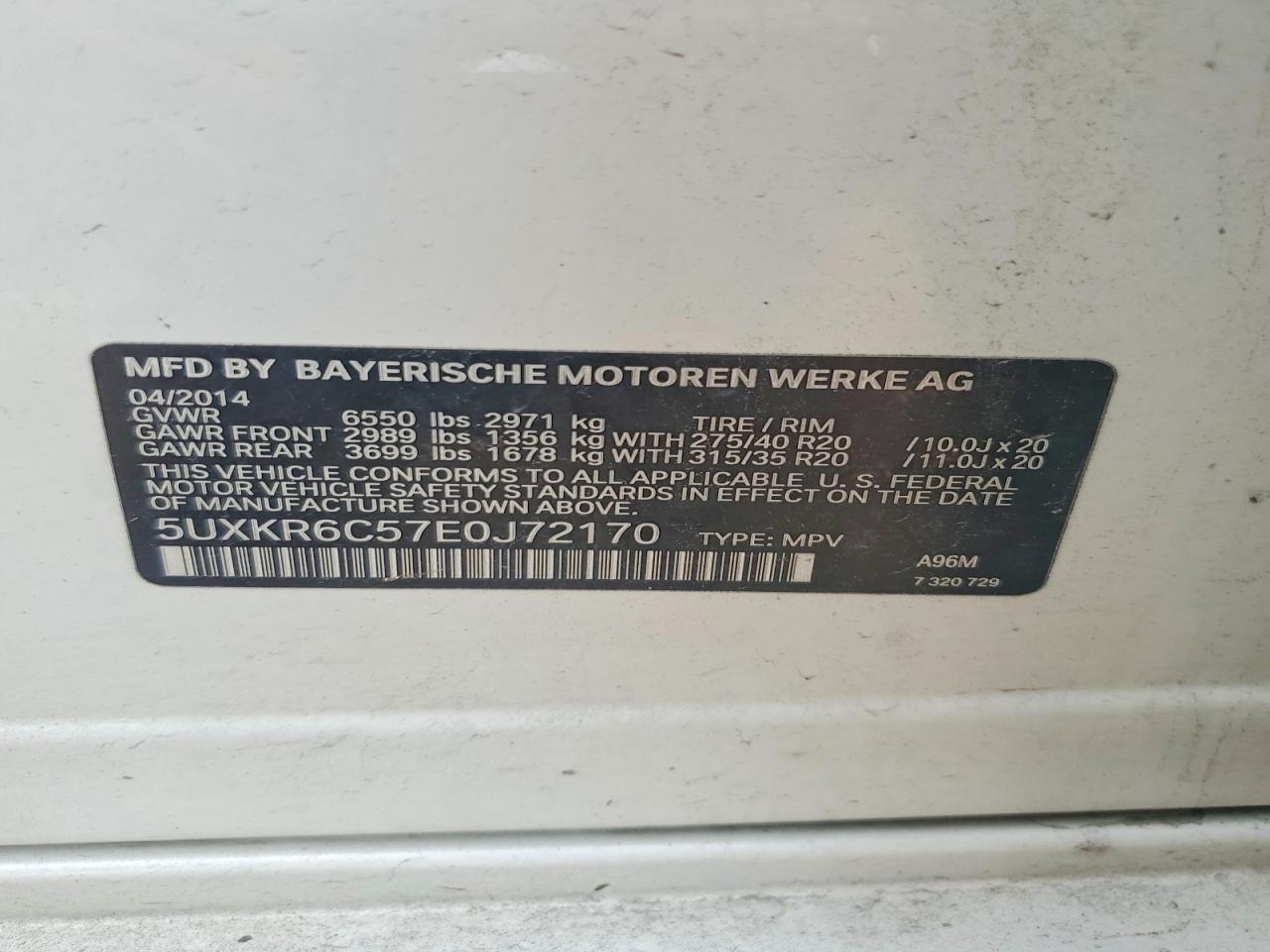2014 BMW X5