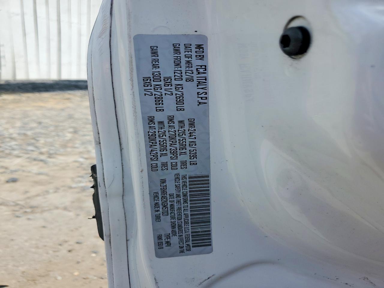 2019 RAM ProMaster City