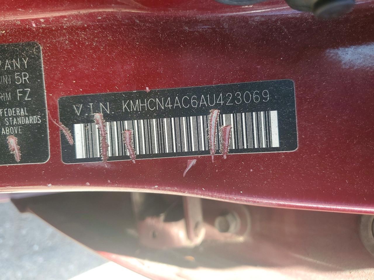 2010 HYUNDAI ACCENT