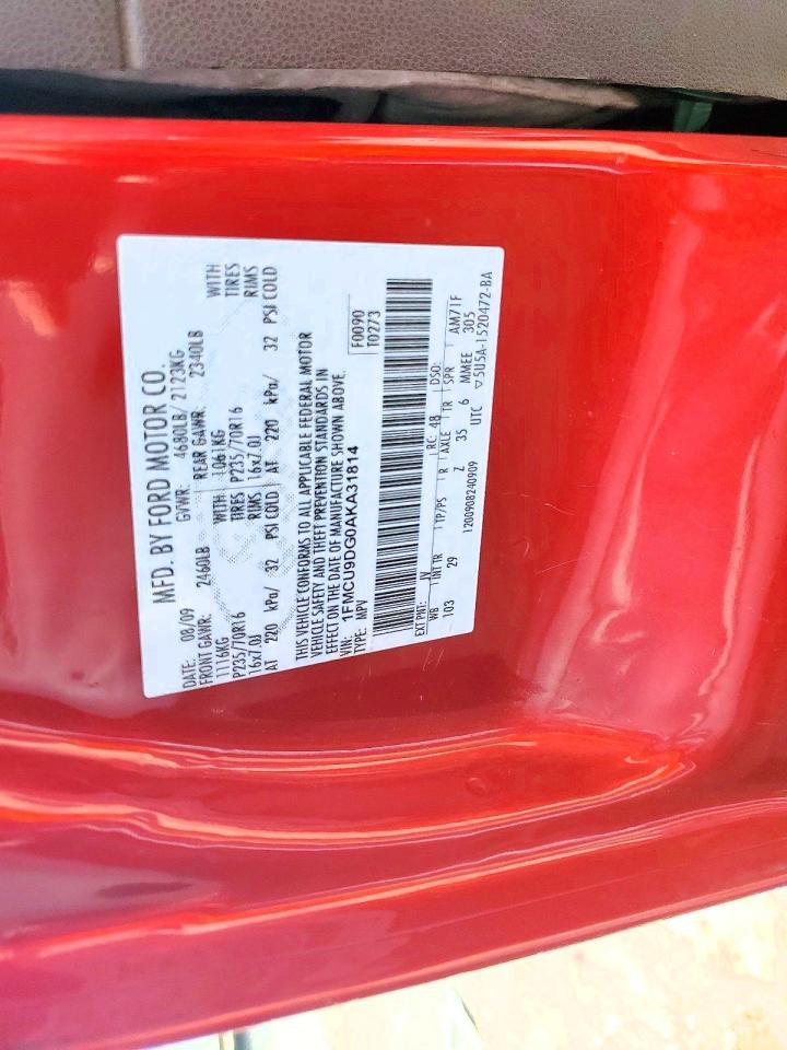 2010 FORD ESCAPE