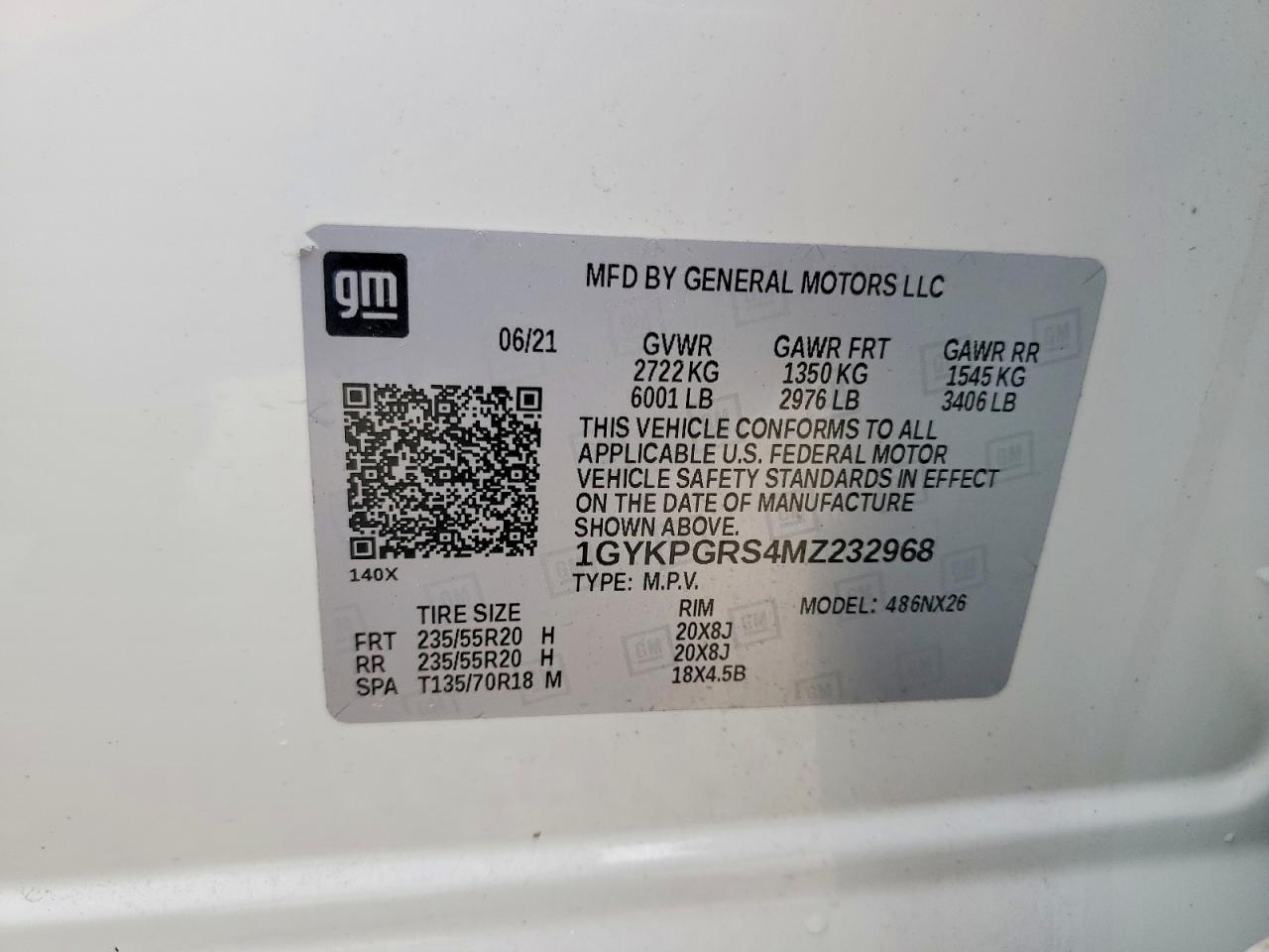 2021 CADILLAC XT6