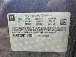 2014 CHEVROLET CRUZE