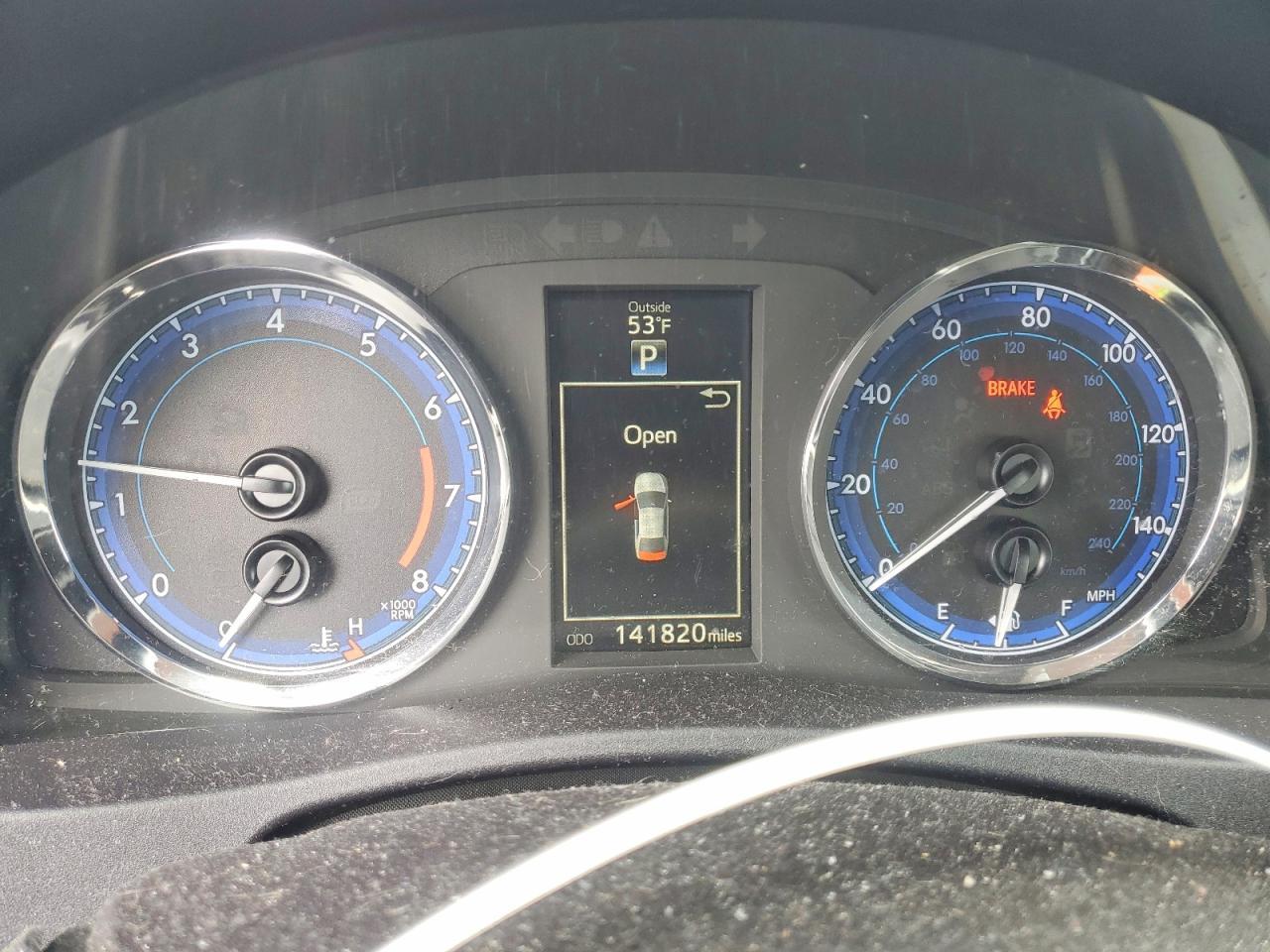 2017 TOYOTA COROLLA