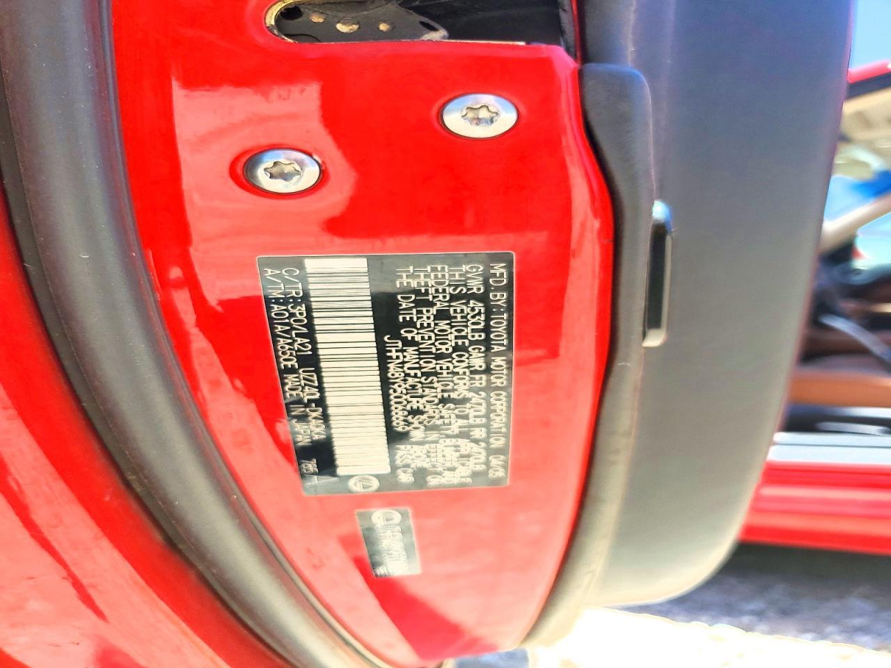 2005 LEXUS SC 430