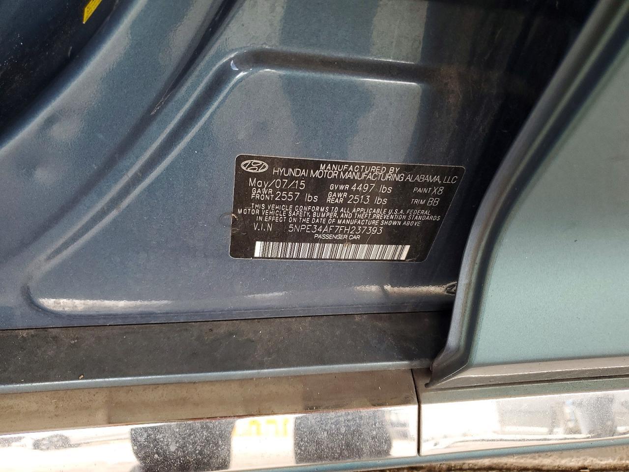 2015 HYUNDAI SONATA