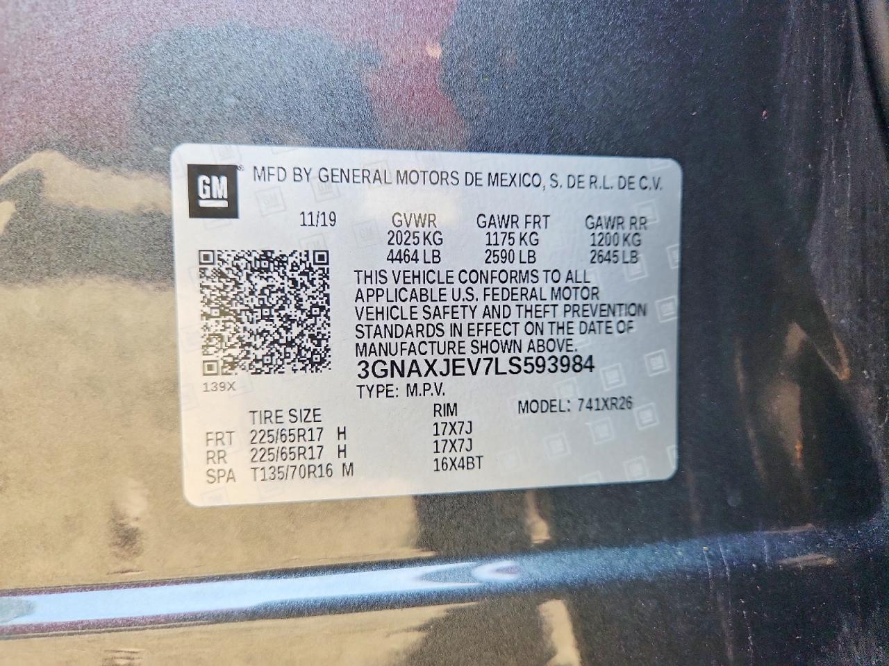 2020 CHEVROLET EQUINOX