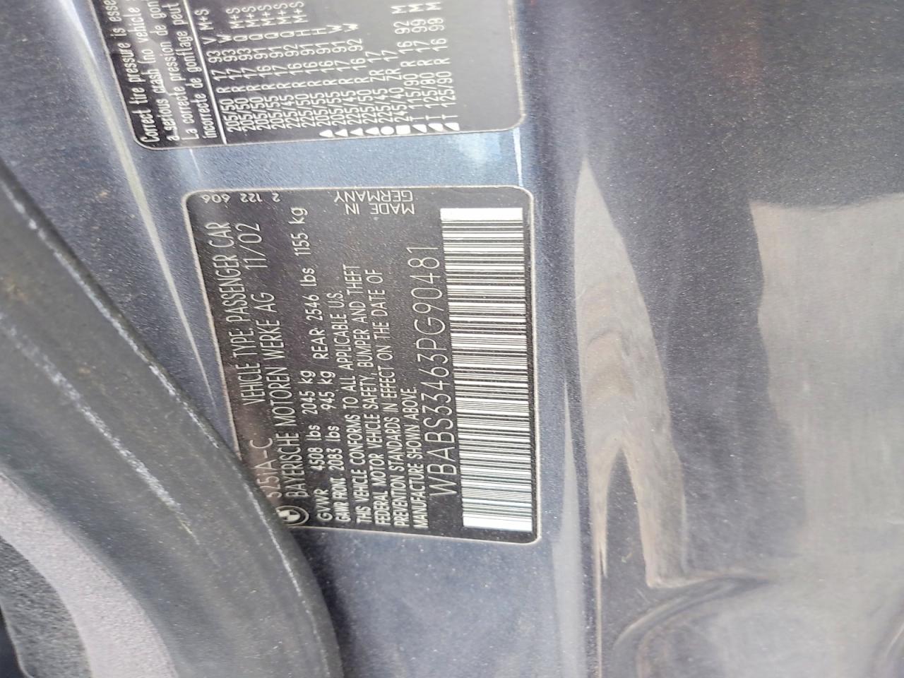 2003 BMW 3 SERIES